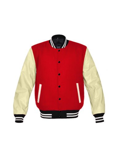 College Varsity Jacket – Red